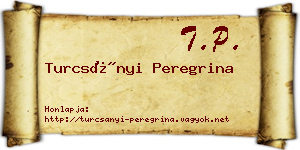 Turcsányi Peregrina névjegykártya